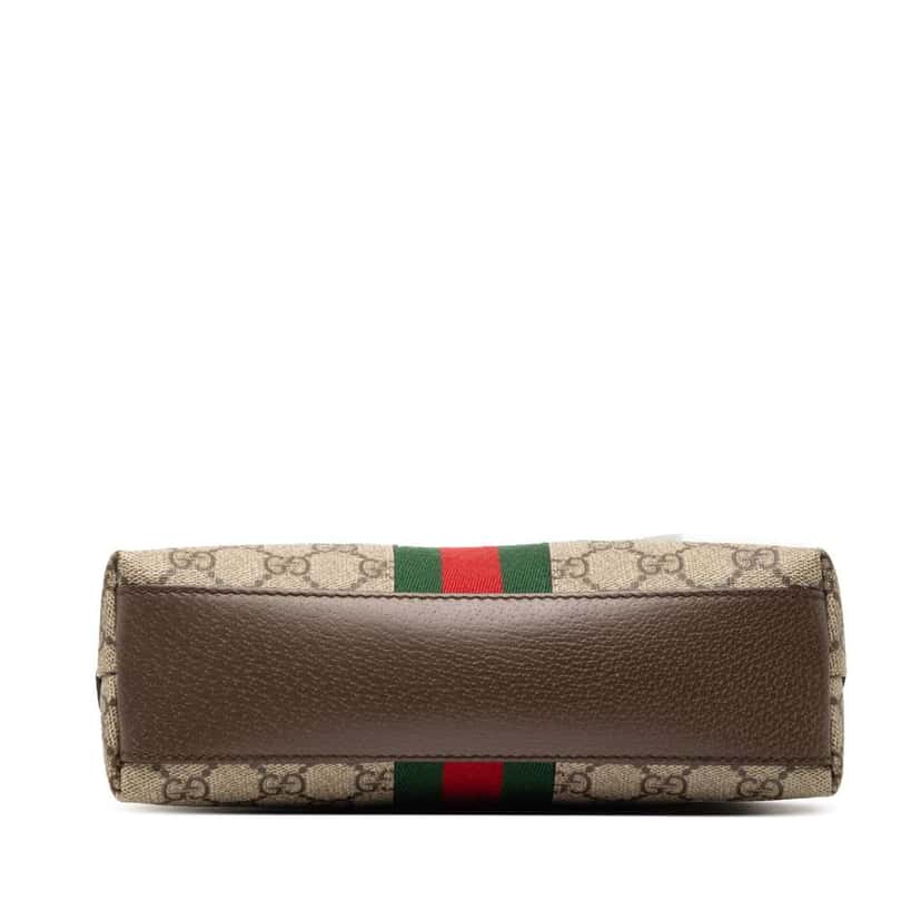 Gucci Small GG Supreme Web Ophidia Dome Crossbody Beige Canvas Very good condition - Inside View