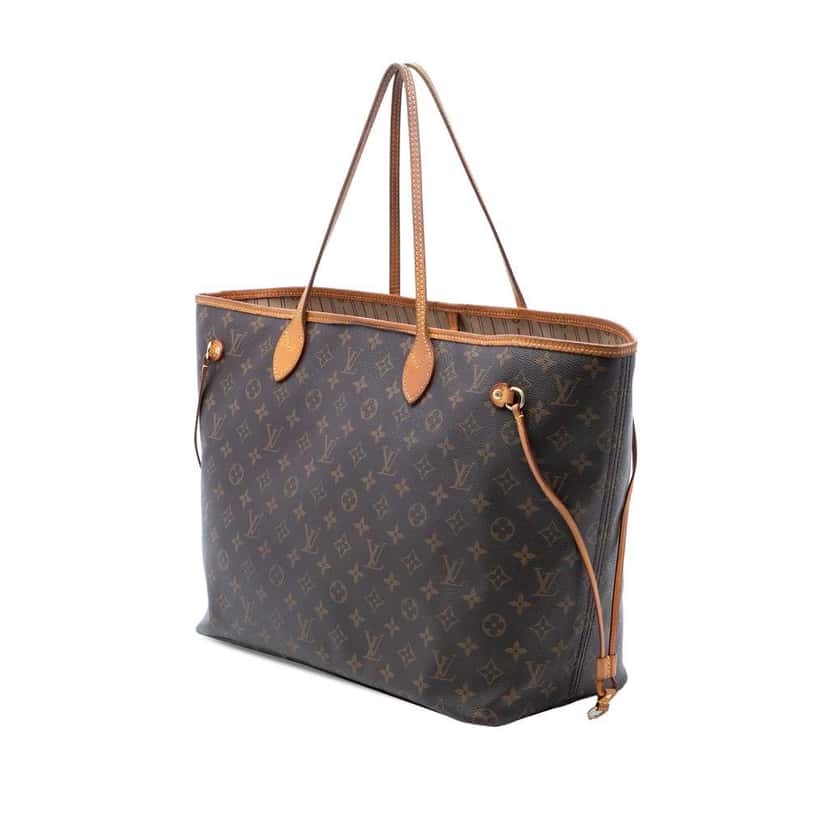 Louis Vuitton Monogram Neverfull GM Brown Very good condition - Back View