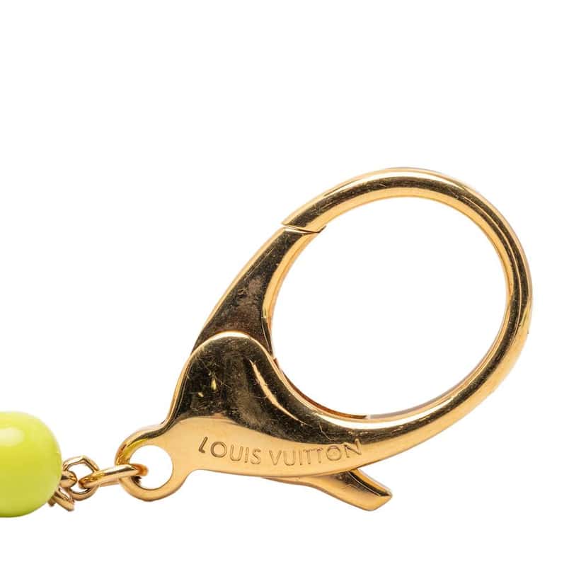 Louis Vuitton Gold Plated Chaine Grelots Bag Charm and Key Holder Gold Metal Very good condition - Inside View