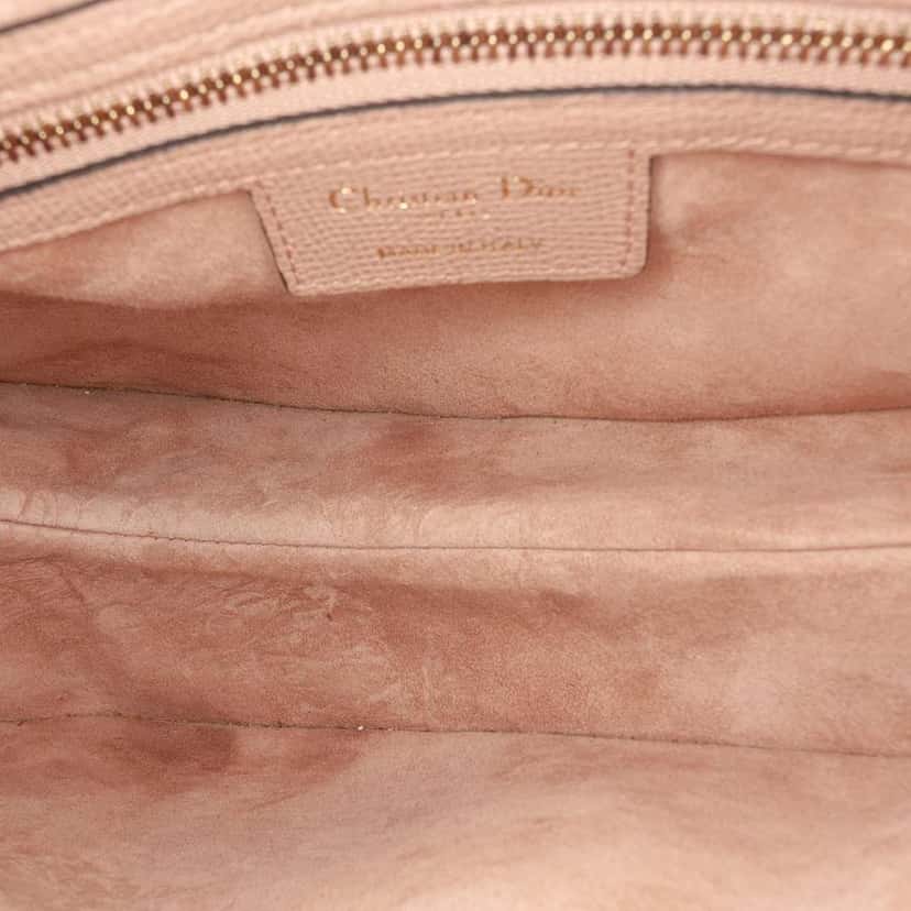 Dior Grained Calfskin Saddle Bag Brown Leather Very good condition - Model View