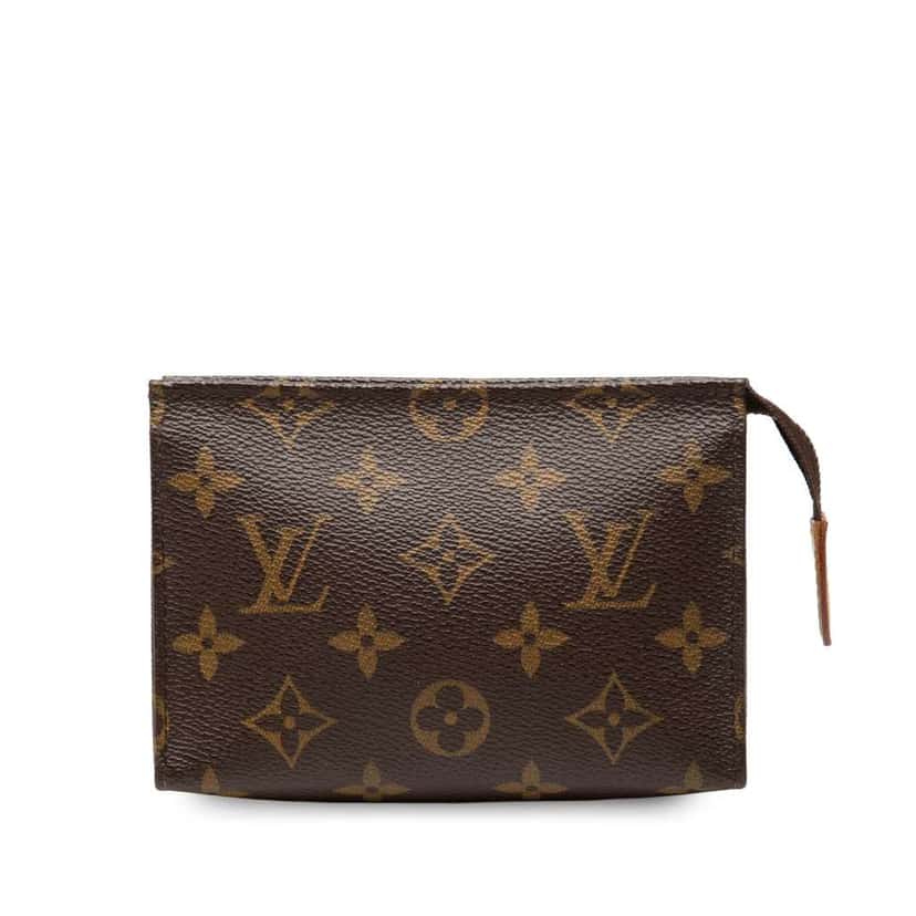 Louis Vuitton Monogram Toiletry Pouch 15 Brown Very good condition - Front View