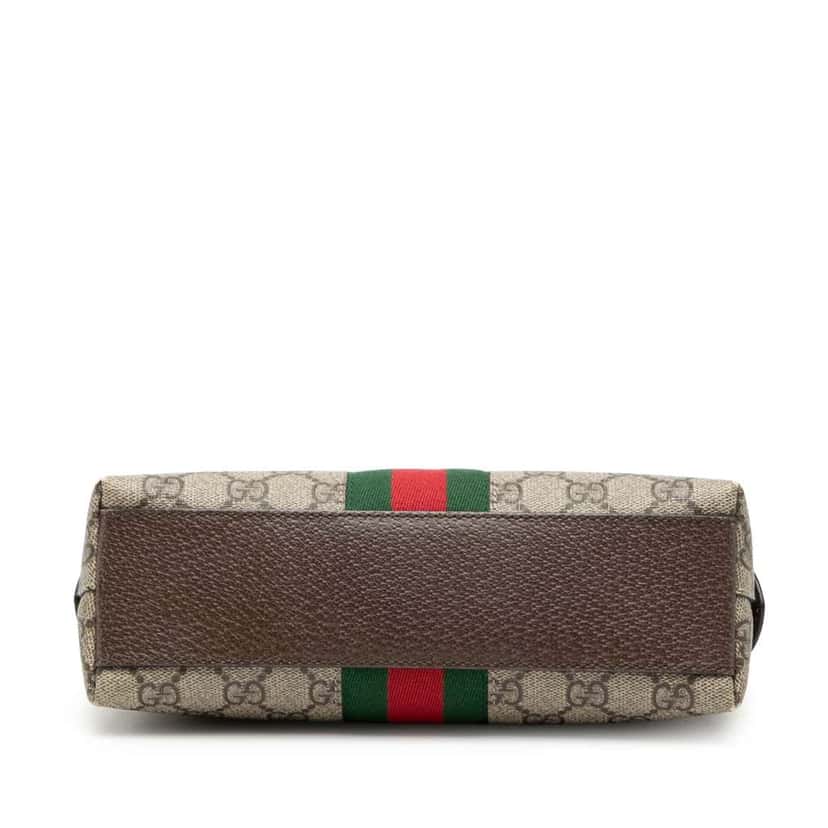 Gucci Small GG Supreme Web Ophidia Dome Crossbody Beige Very good condition - Inside View