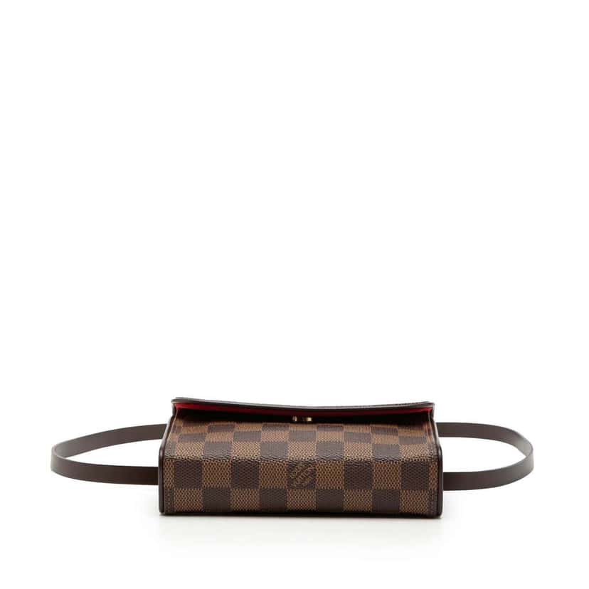 Louis Vuitton Damier Ebene Pochette Florentine Brown Very good condition - Inside View