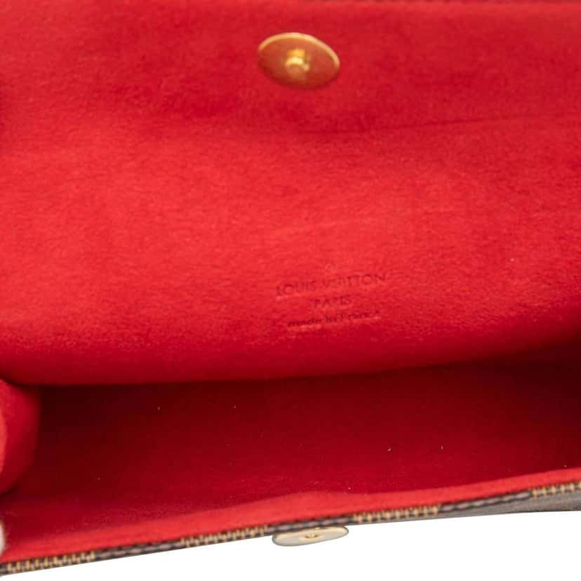 Louis Vuitton Damier Ebene Pochette Florentine Brown Very good condition - Model View