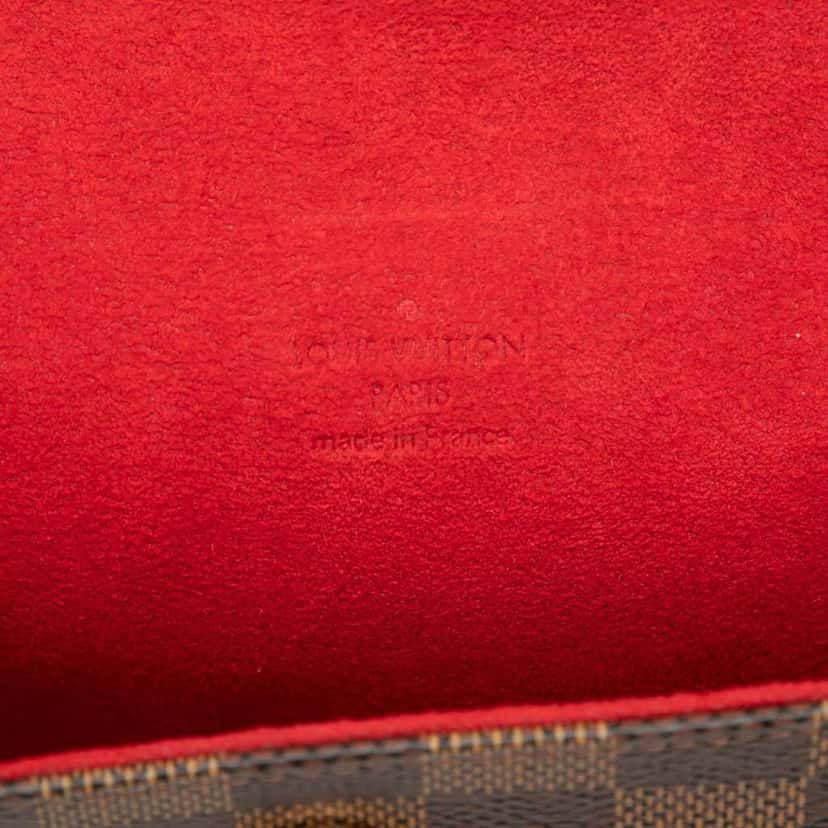 Louis Vuitton Damier Ebene Pochette Florentine Brown Very good condition - Box View