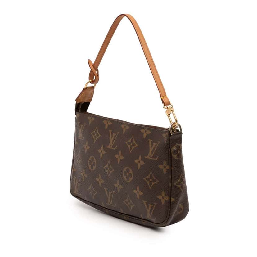 Louis Vuitton Monogram Pochette Accessoires Brown Very good condition - Back View