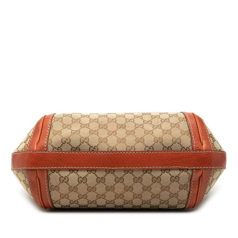 Gucci Medium GG Canvas Running Satchel Beige Canvas Very good condition - Inside View