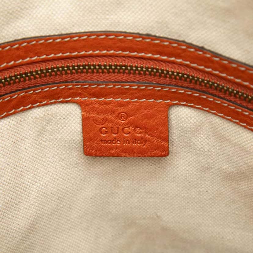 Gucci Medium GG Canvas Running Satchel Beige Canvas Very good condition - Box View