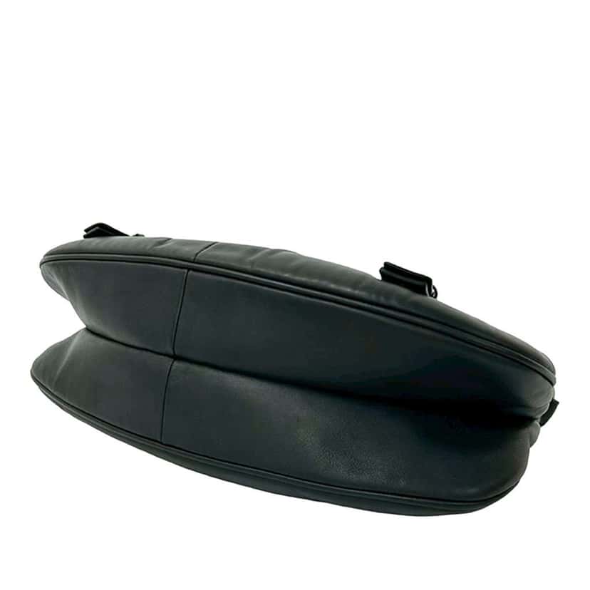 Dior Smooth Calfskin Street Chic Shoulder Bag Black Leather Very good condition - Inside View