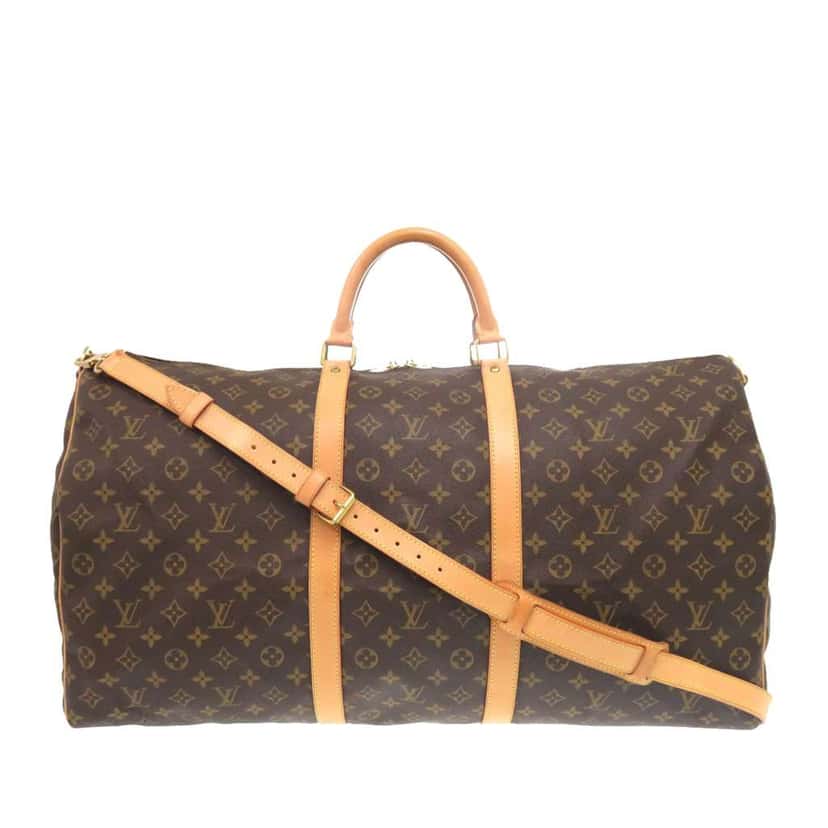 Louis Vuitton Monogram Keepall Bandouliere 60 Brown Very good condition - Front View