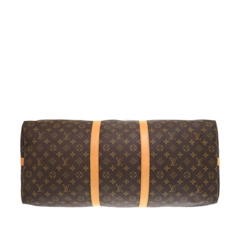 Louis Vuitton Monogram Keepall Bandouliere 60 Brown Very good condition - Back View