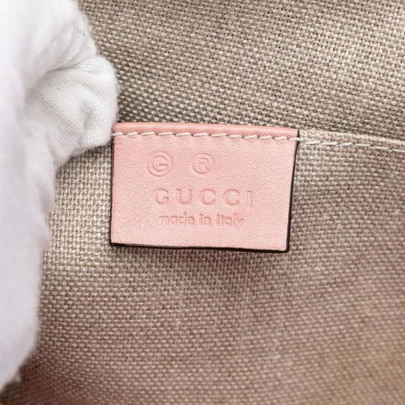 Gucci Mini Microguccissima Dome Satchel Pink Leather Very good condition - Box View