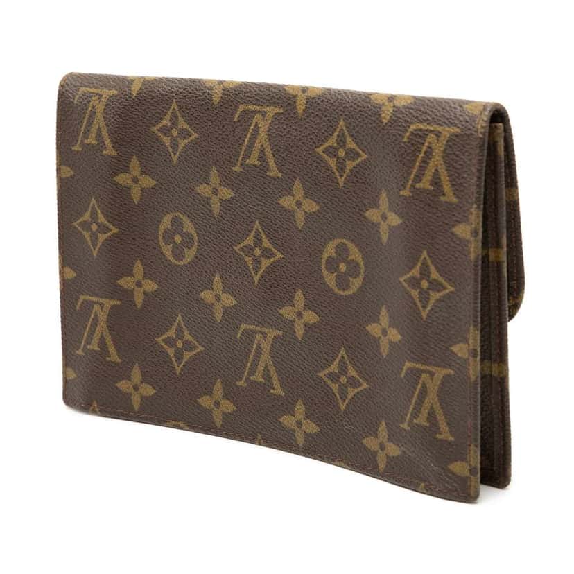 Louis Vuitton Monogram Pochette Rabat 20 Brown Very good condition - Back View