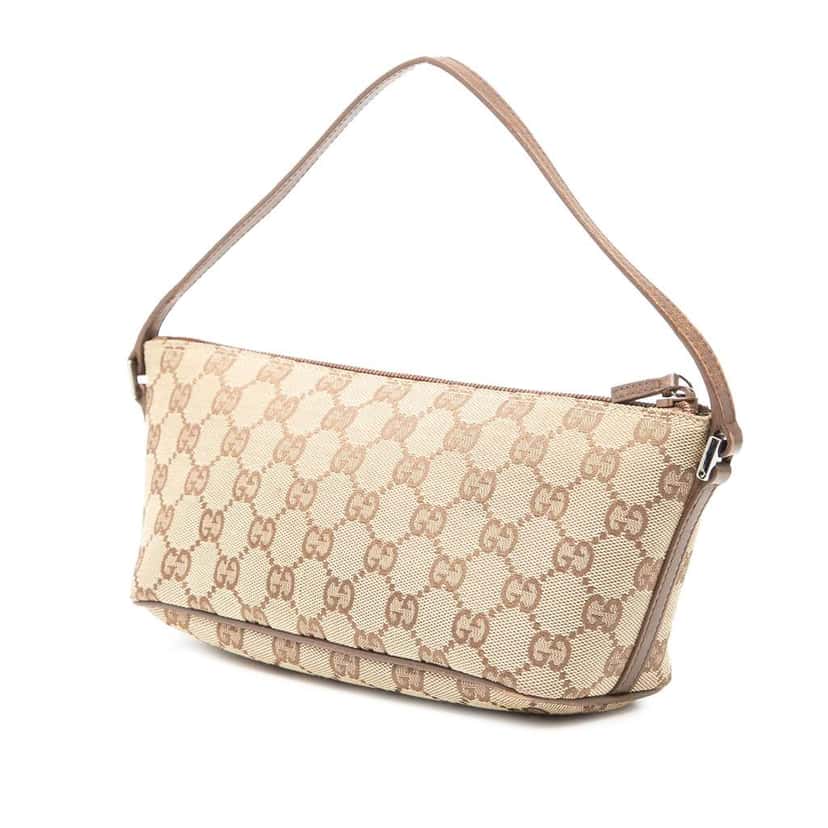 Gucci GG Canvas Boat Beige Canvas Very good condition - Back View