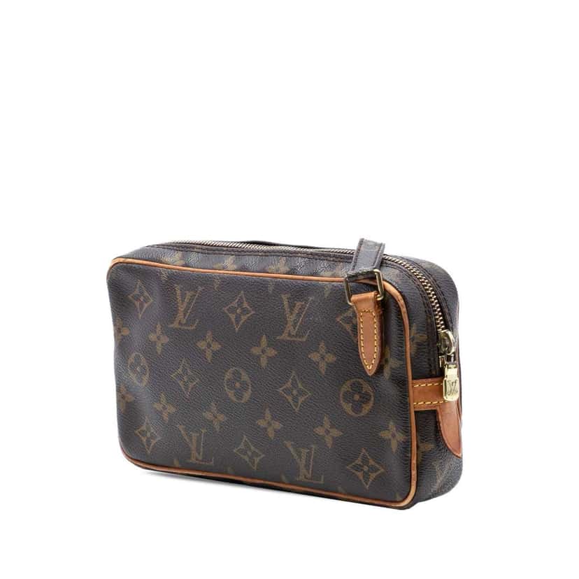 Louis Vuitton Monogram Pochette Marly Bandouliere Brown Very good condition - Back View