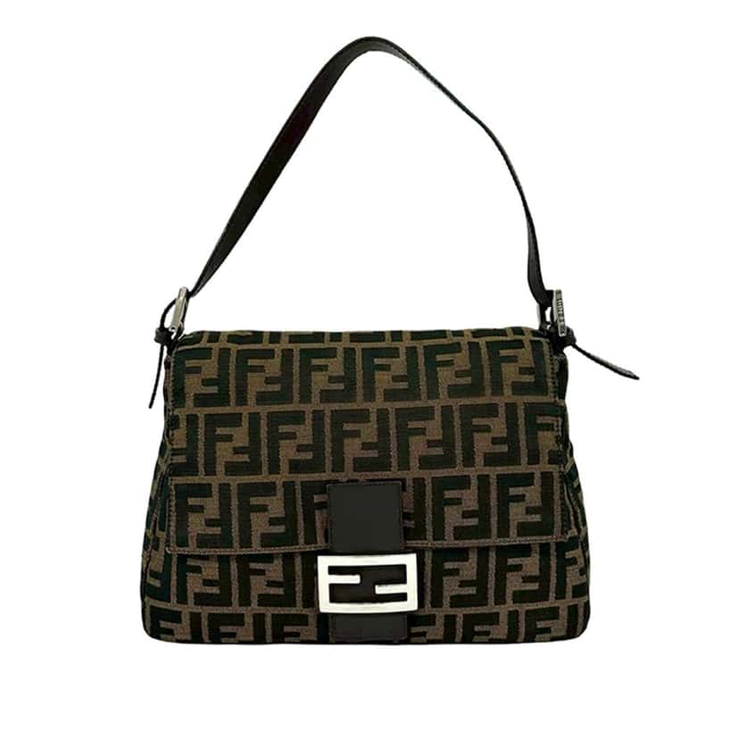 Fendi Zucca Canvas Mamma Forever Brown Canvas Very good condition - Front View