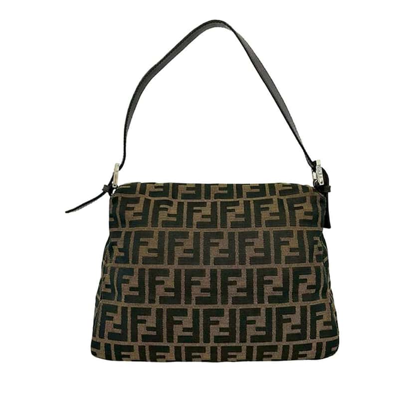 Fendi Zucca Canvas Mamma Forever Brown Canvas Very good condition - Back View