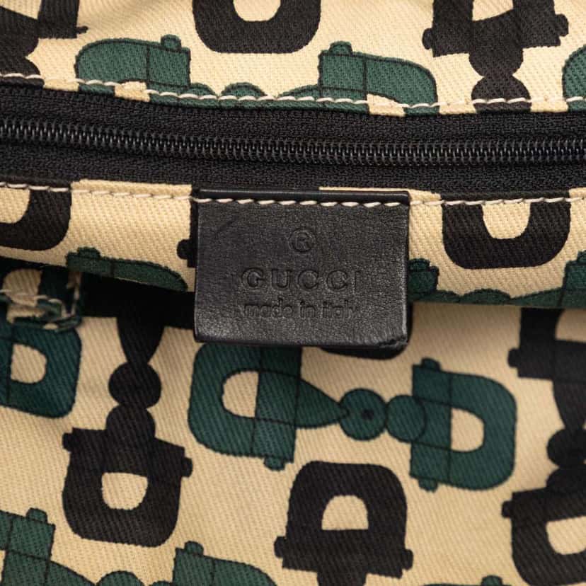 Gucci Guccissima Abbey D Ring Tote Black Leather Good condition - Box View