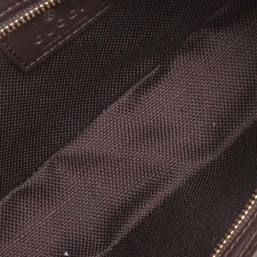 Gucci Mini GG Canvas Web Moon Side Shoulder Bag Beige Canvas Very good condition - Inside View