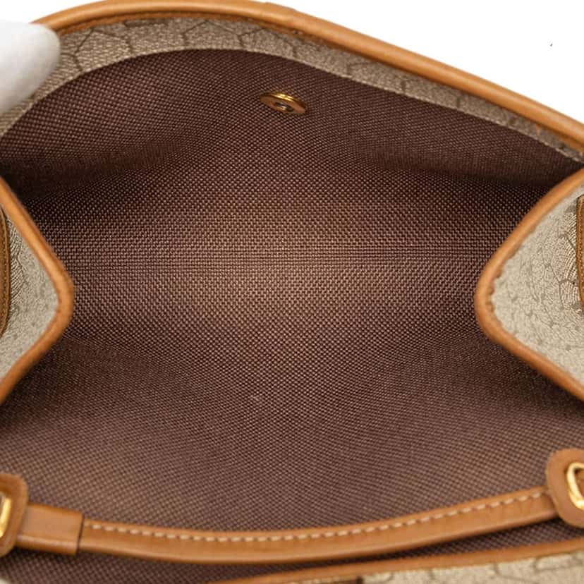 Dior Honeycomb Coated Canvas Crossbody Beige Very good condition - Model View