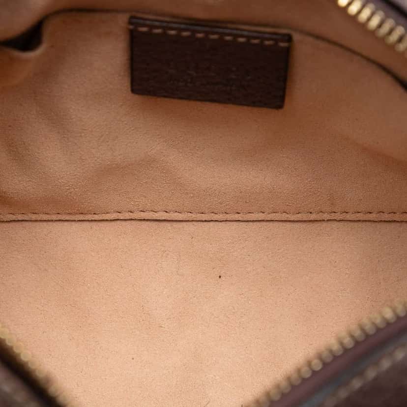 Gucci Mini GG Supreme Web Ophidia Crossbody Beige Canvas Very good condition - Model View