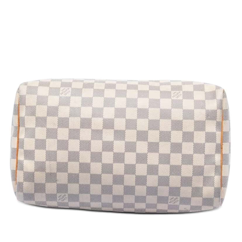 Louis Vuitton Damier Azur Speedy 30 White Very good condition - Inside View