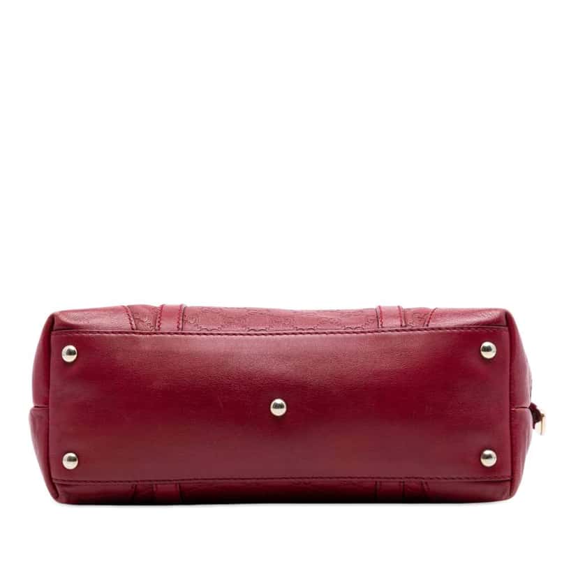 Gucci Guccissima Lovely Tote Red Leather Good condition - Inside View