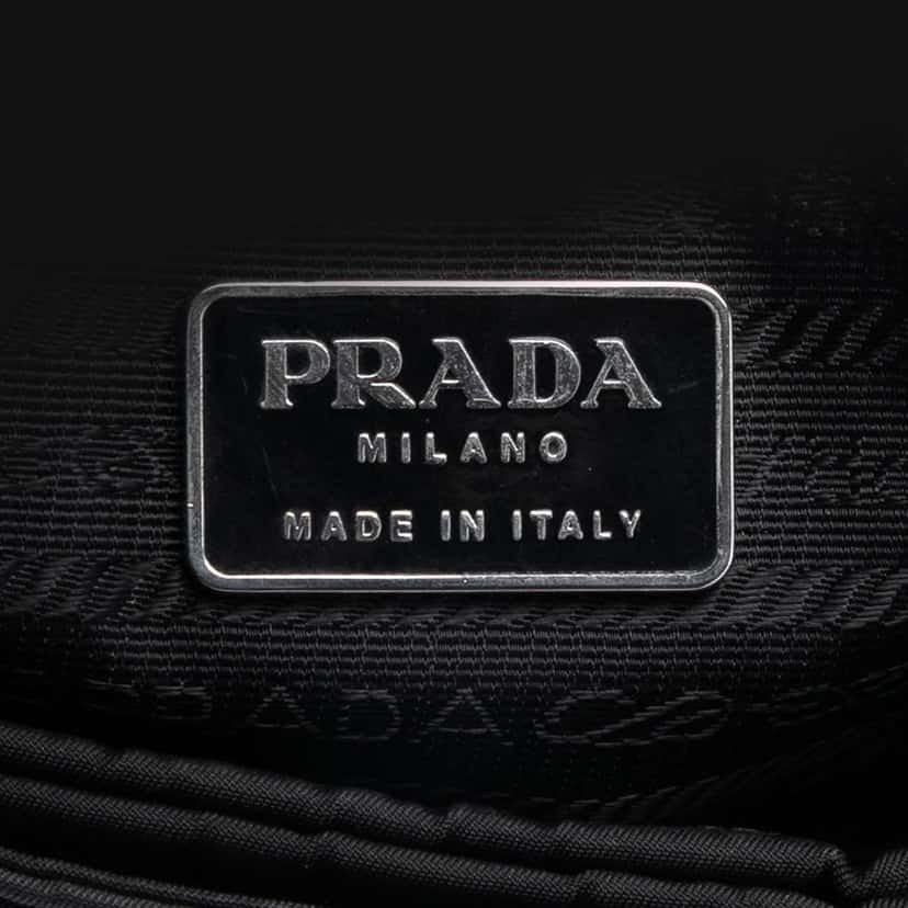 Prada Tessuto Tote Black Very good condition - Box View