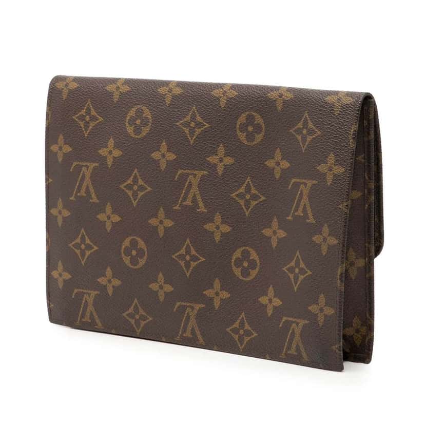 Louis Vuitton Monogram Pochette Rabat 23 Brown Very good condition - Back View