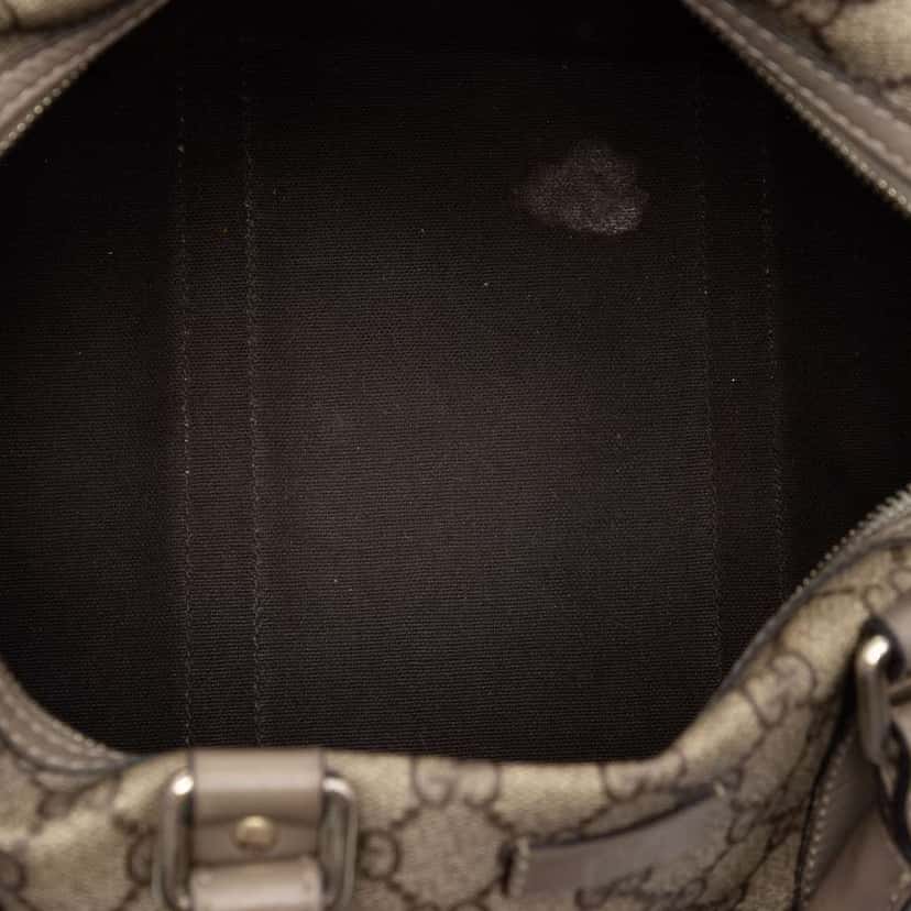 Gucci Medium GG Supreme Joy Boston Bag Beige Canvas Very good condition - Model View