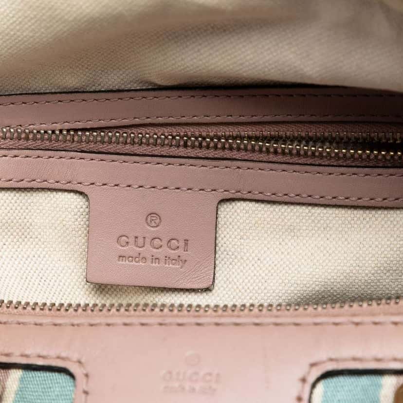 Gucci Medium GG Canvas Web Joy Boston Bag Beige Canvas Very good condition - Box View