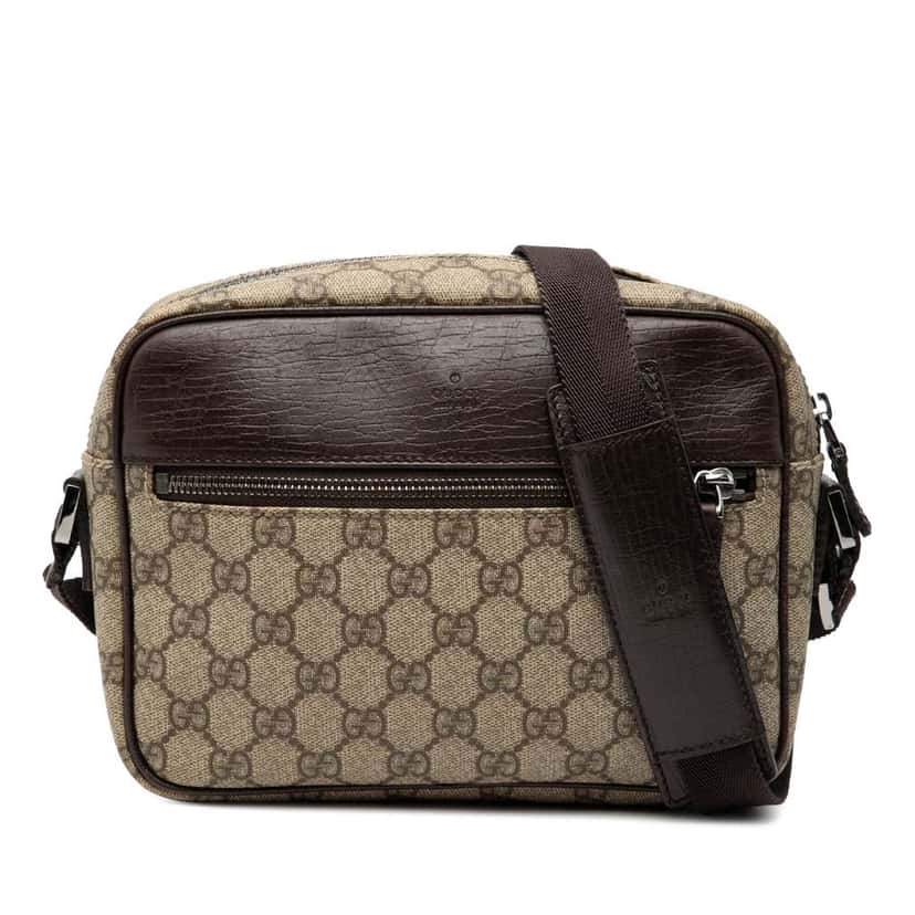Gucci GG Supreme Crossbody Beige Very good condition - Front View