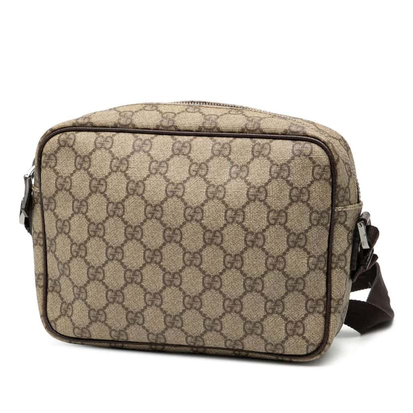 Gucci GG Supreme Crossbody Beige Very good condition - Back View