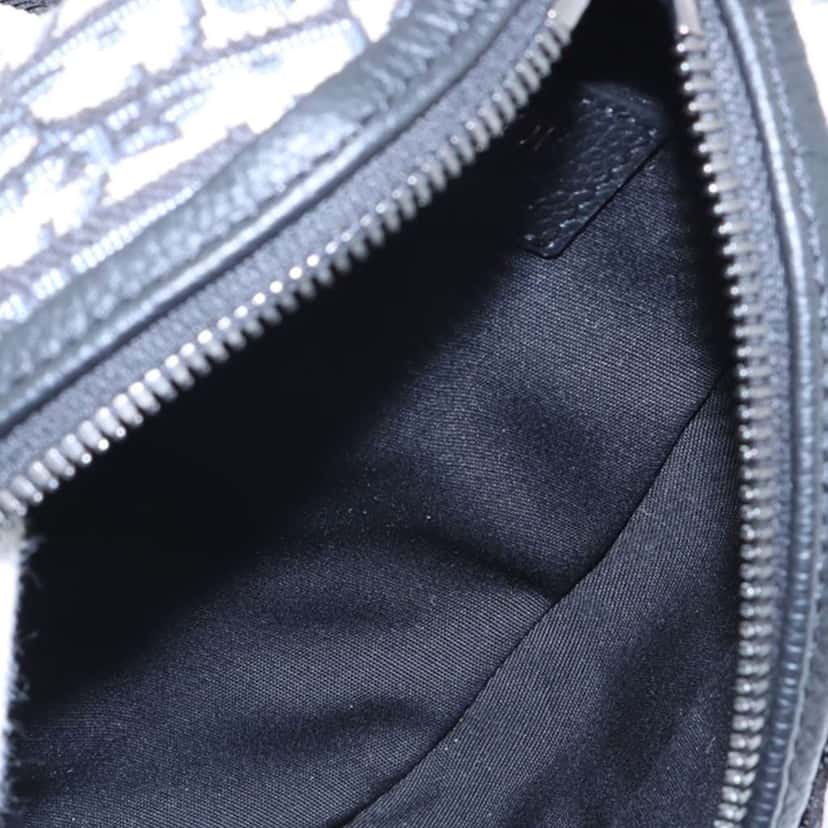 Dior Oblique Canvas Scarab Crossbody Blue Canvas Very good condition - Inside View