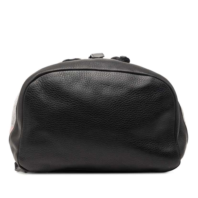 Burberry Mega Check Canvas Drifton Backpack Black Canvas Very good condition - Inside View