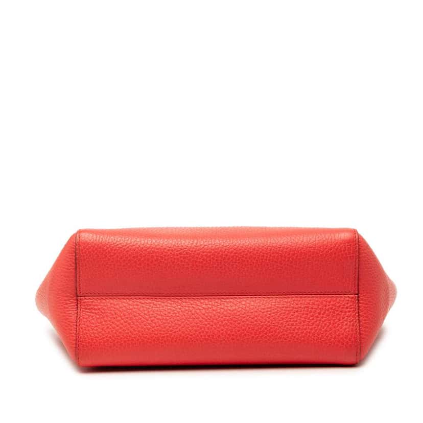 Gucci Mini Leather Swing Handbag Red Leather Very good condition - Inside View