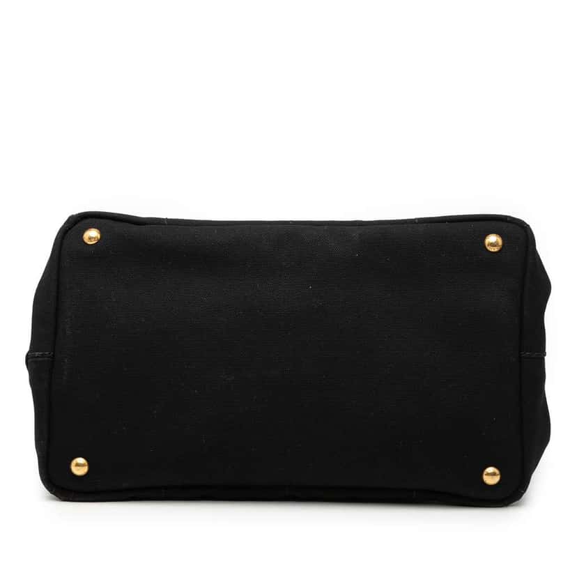 Prada Canvas Canapa Logo Satchel Black Canvas Very good condition - Inside View