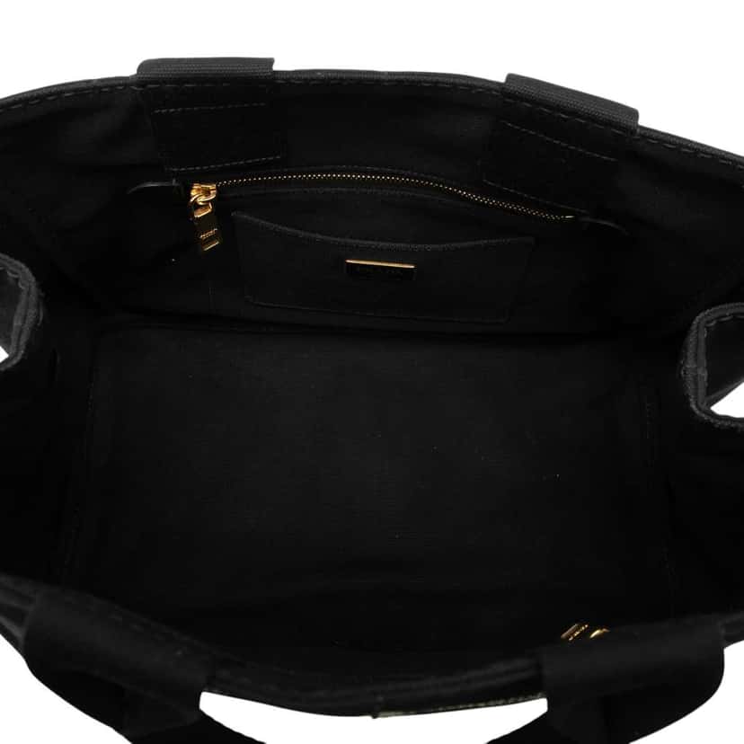 Prada Canvas Canapa Logo Satchel Black Canvas Very good condition - Model View