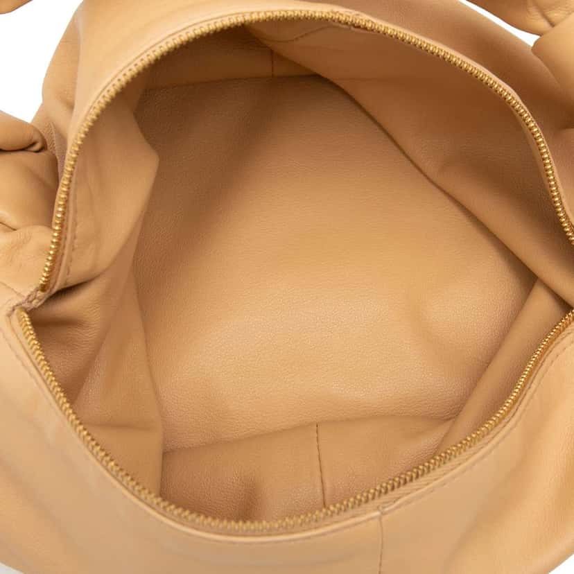 Bottega Veneta Mini Calfskin Double Knot Bag Brown Leather Very good condition - Model View