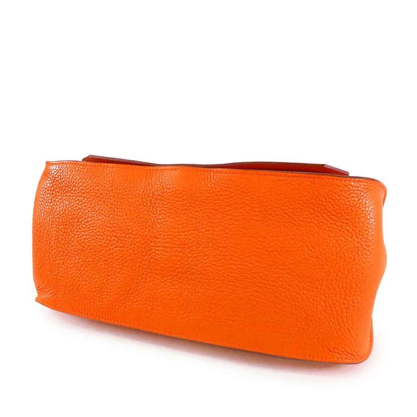 Hermès Clemence Jypsiere 34 Orange Leather Very good condition - Inside View