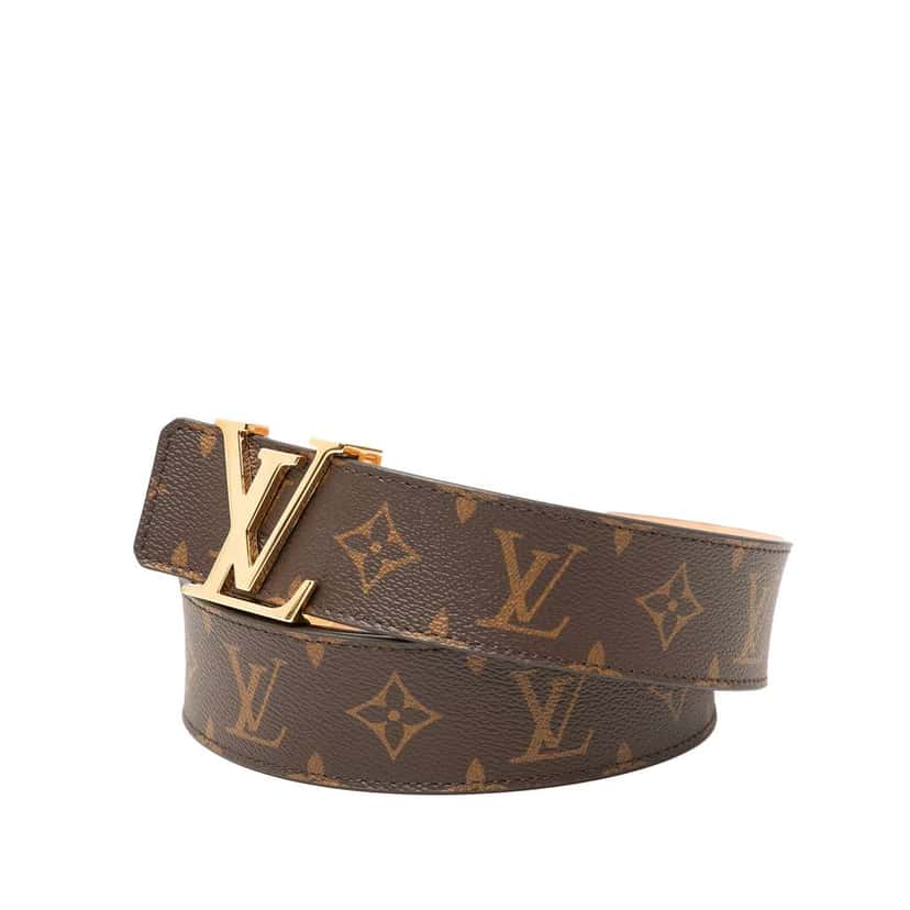 Louis Vuitton Monogram Initiales Reversible Belt Brown Very good condition - Back View