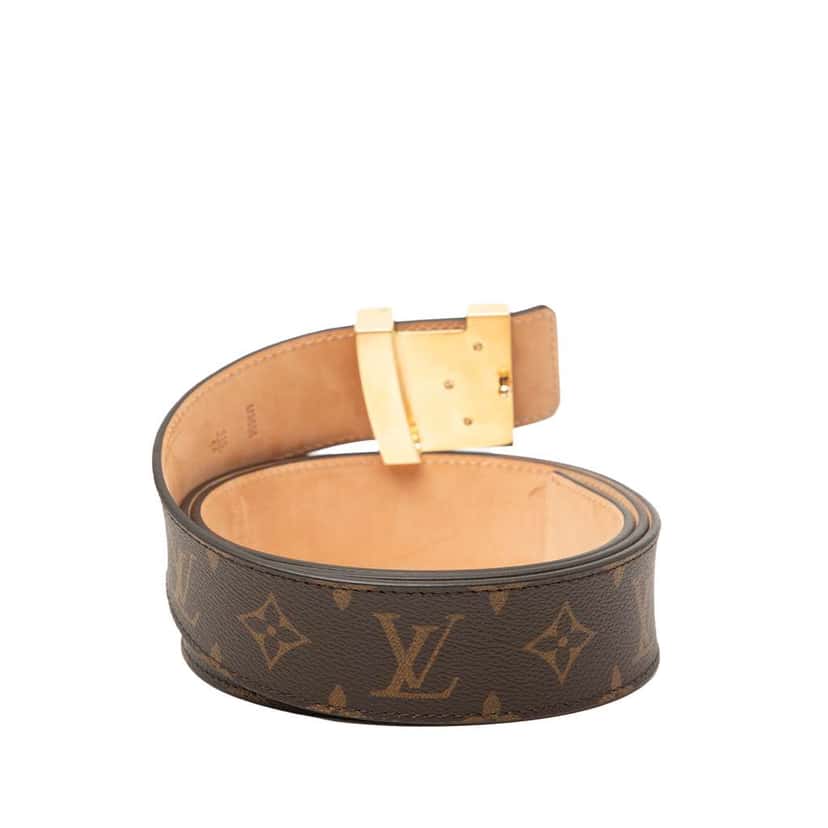 Louis Vuitton Monogram Initiales Reversible Belt Brown Very good condition - Inside View