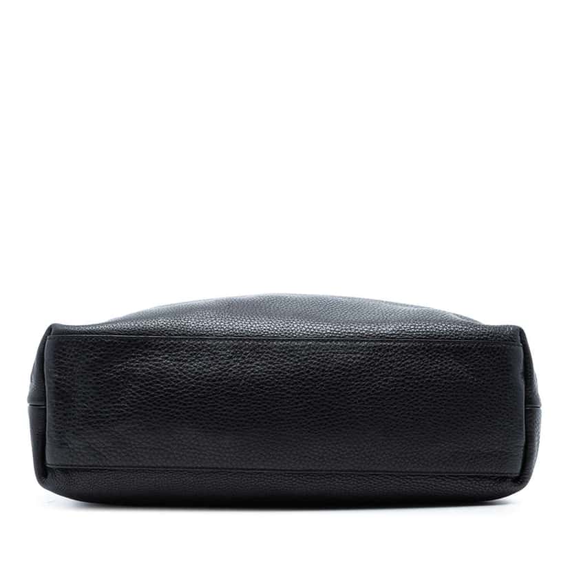 Gucci Leather Web Tote Black Leather Very good condition - Inside View