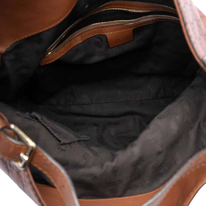 Gucci Guccissima Charlotte Hobo Brown Leather Very good condition - Model View