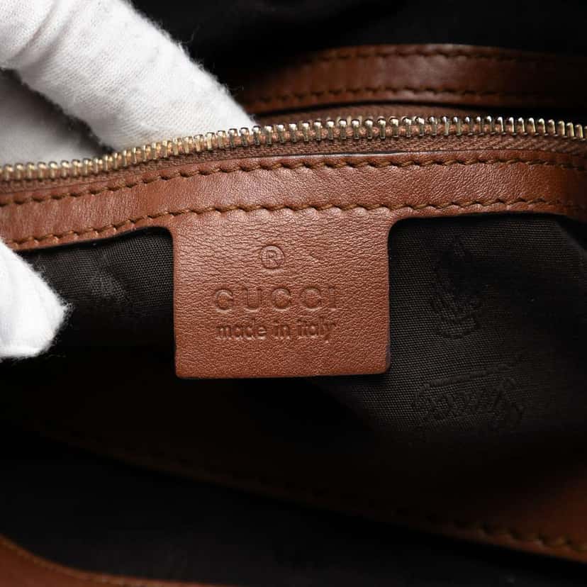 Gucci Guccissima Charlotte Hobo Brown Leather Very good condition - Box View