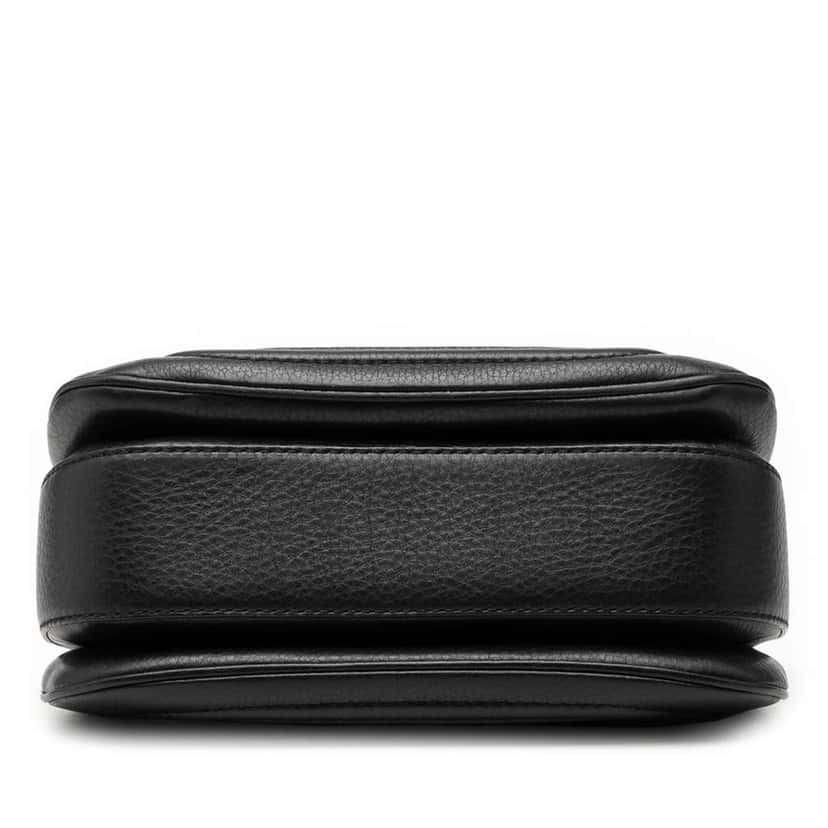 Gucci Medium Leather New Bamboo Satchel Black Leather Very good condition - Inside View