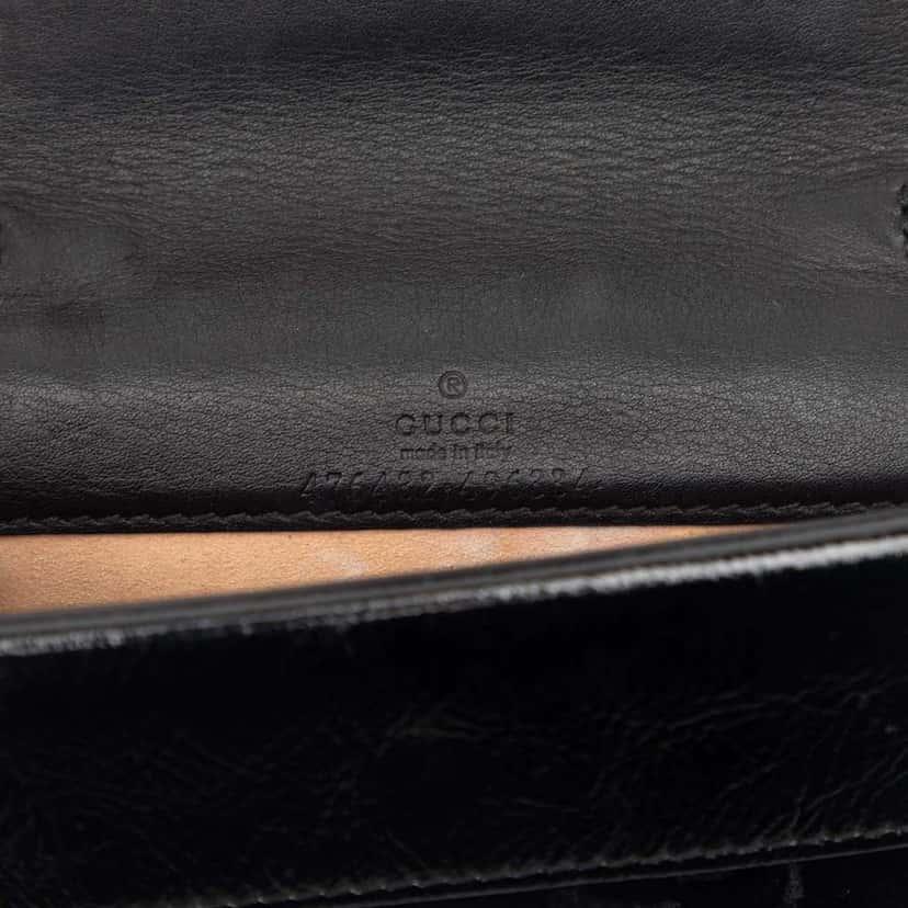 Gucci Mini GG Velvet Dionysus Crossbody Black Velvet Very good condition - Box View