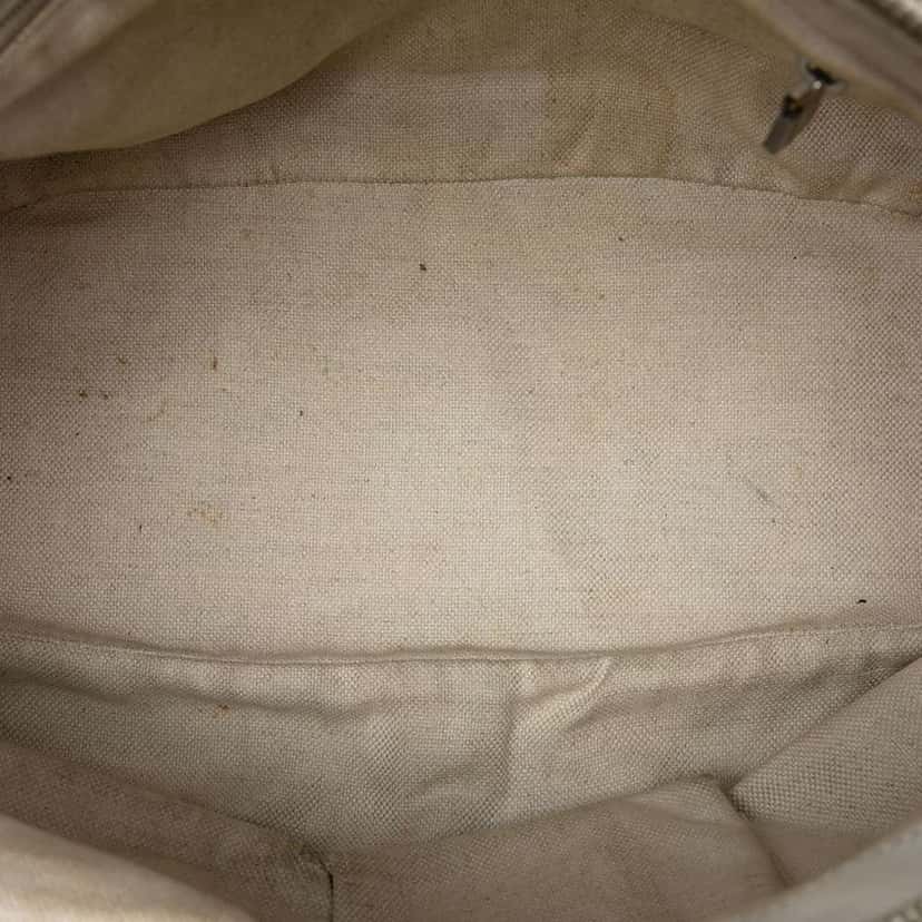 Gucci Guccissima Sukey Satchel White Leather Very good condition - Model View