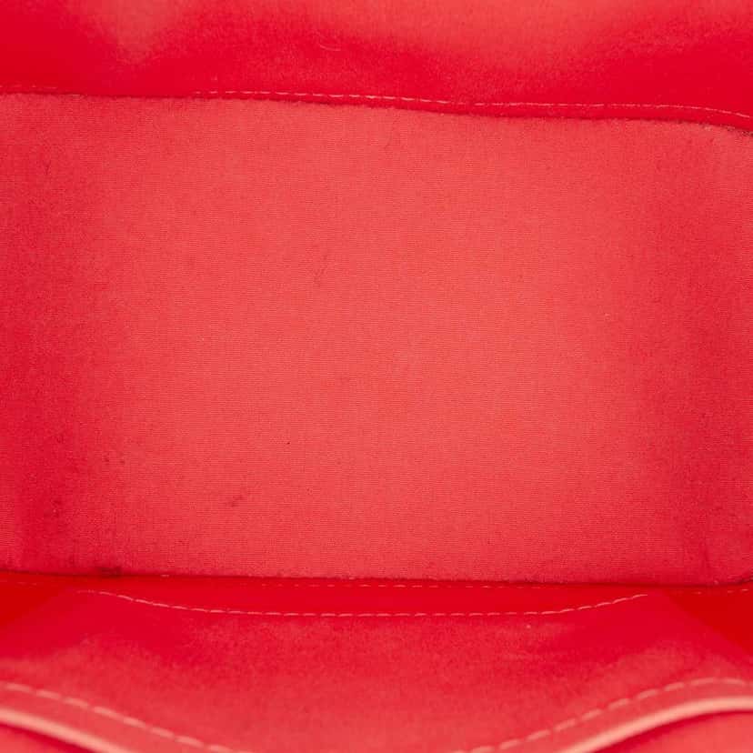 Louis Vuitton Monogram Vernis Alma BB Orange Leather Very good condition - Model View