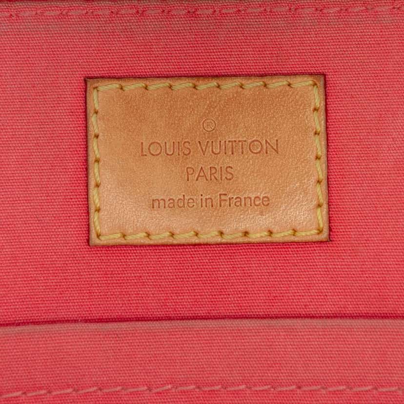 Louis Vuitton Monogram Vernis Alma BB Orange Leather Very good condition - Box View